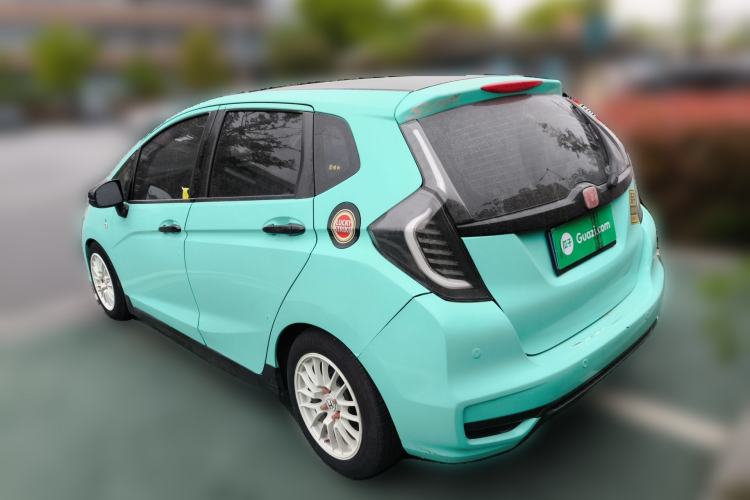 Used Honda Fit 2014 1.5L LX CVT Comfort Model Rear Left 45 Deg