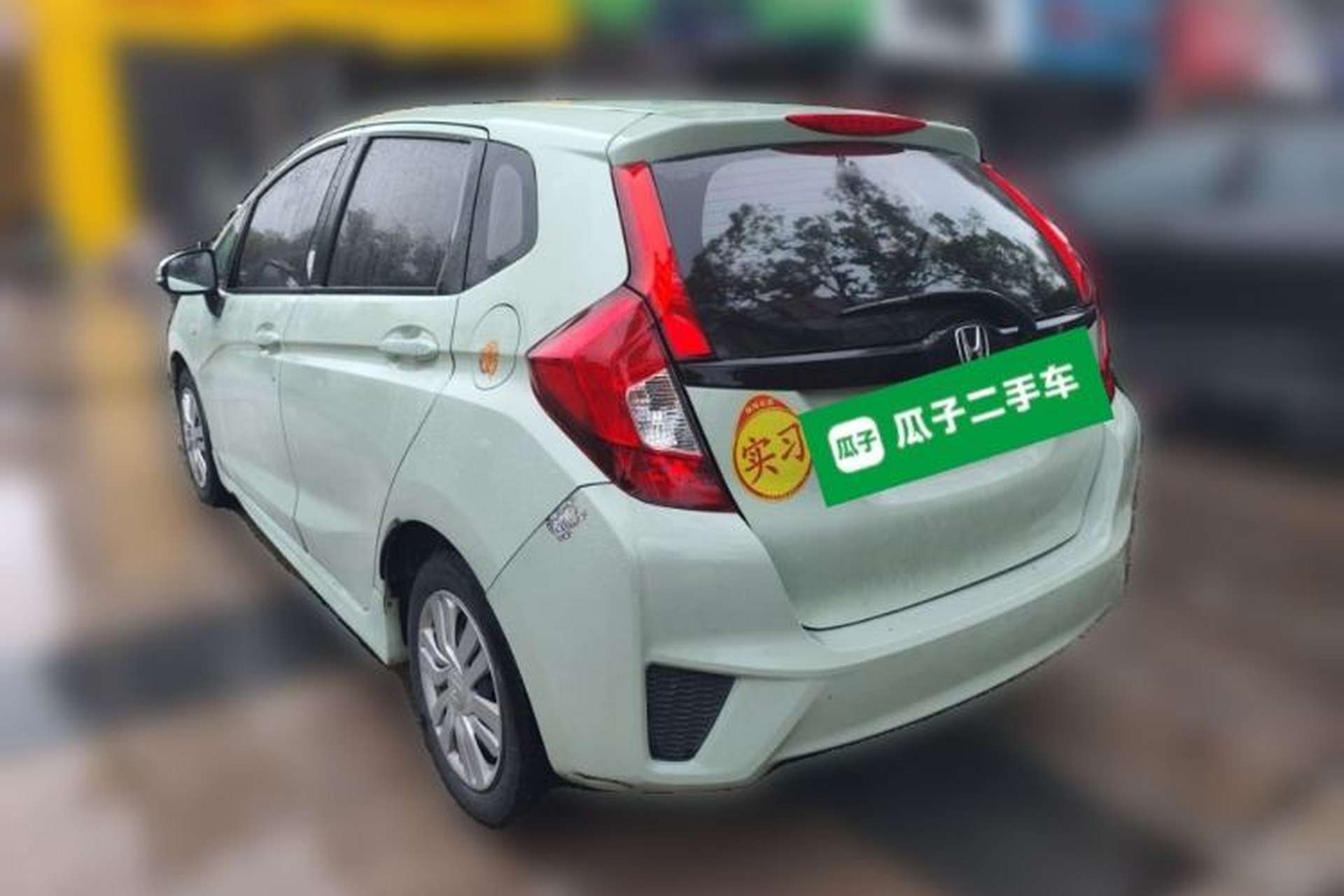 Used Honda Fit 2014 1.5L LX CVT Comfort Model Rear Left 45 Deg