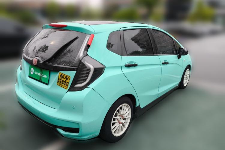 Used Honda Fit 2014 1.5L LX CVT Comfort Model Rear Right 45 Deg