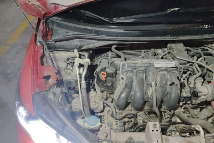 Used Honda Fit 2014 1.5L LX CVT Comfort Model Engine Bay Right