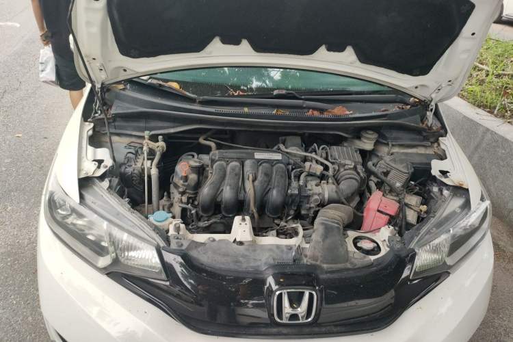 Used Honda Fit 2014 1.5L LX CVT Comfort Model Engine Bay