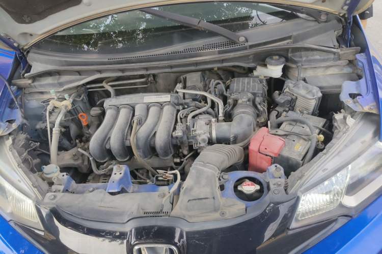 Used Honda Fit 2014 1.5L LX CVT Comfort Model Engine Bay