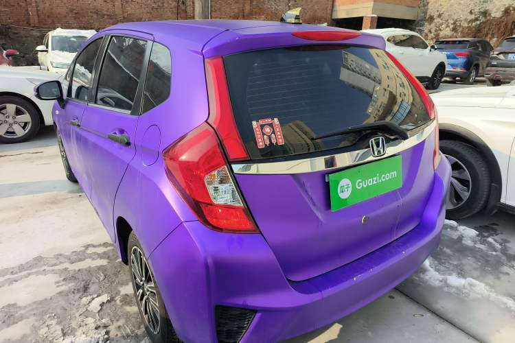 Used Honda Fit 2014 1.5L LX CVT Comfort Model Rear Left 45 Deg