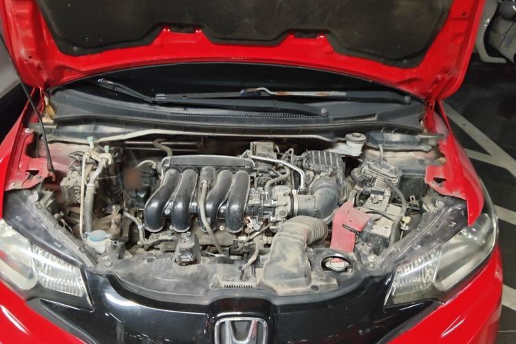 Used Honda Fit 2014 1.5L LX CVT Comfort Model Engine Bay