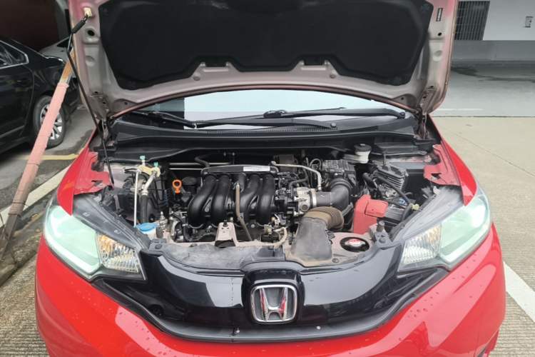 Used Honda Fit 2014 1.5L LX CVT Comfort Model Engine Bay