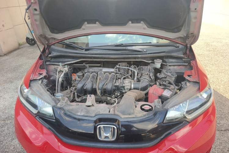 Used Honda Fit 2014 1.5L LX CVT Comfort Model Engine Bay