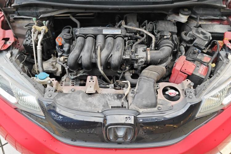 Used Honda Fit 2014 1.5L LX CVT Comfort Model Engine Bay