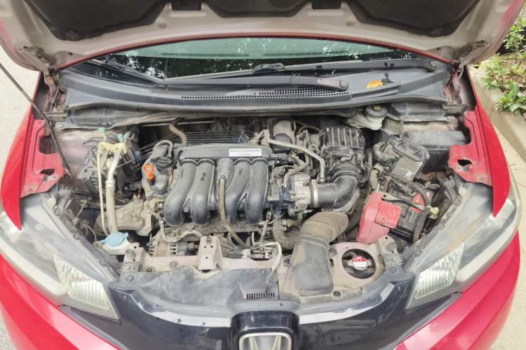 Used Honda Fit 2014 1.5L LX CVT Comfort Model Engine Bay