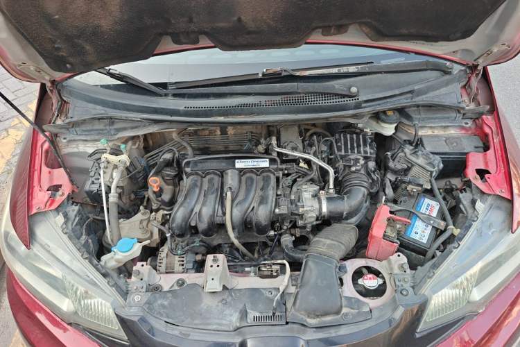 Used Honda Fit 2014 1.5L LX CVT Comfort Model Engine Bay