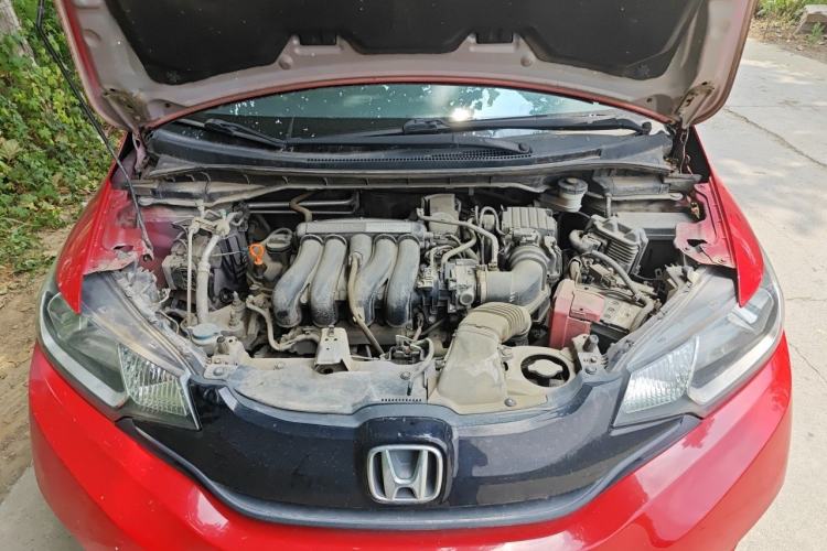 Used Honda Fit 2014 1.5L LX CVT Comfort Model Engine Bay