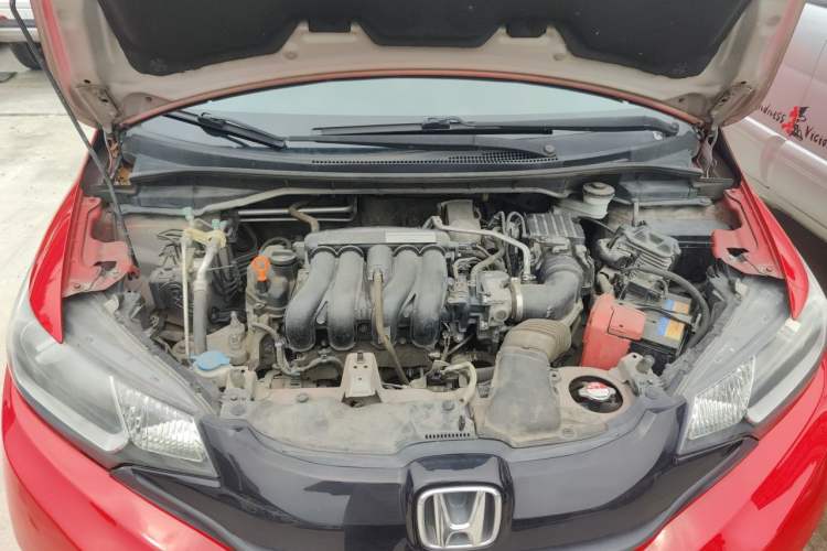 Used Honda Fit 2014 1.5L LX CVT Comfort Model Engine Bay