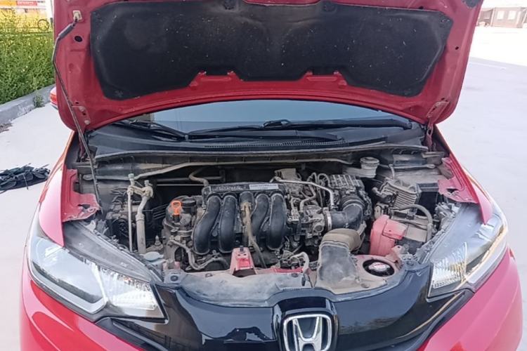 Used Honda Fit 2014 1.5L LX CVT Comfort Model Engine Bay