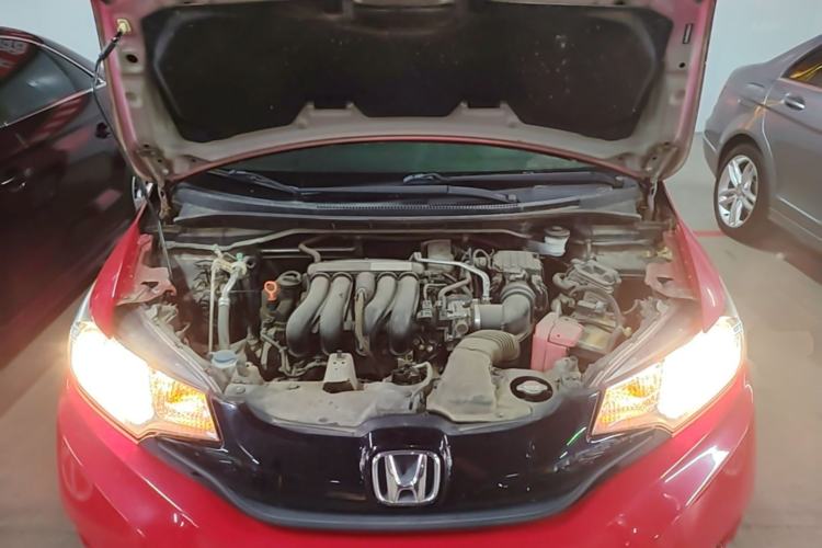 Used Honda Fit 2014 1.5L LX CVT Comfort Model Engine Bay