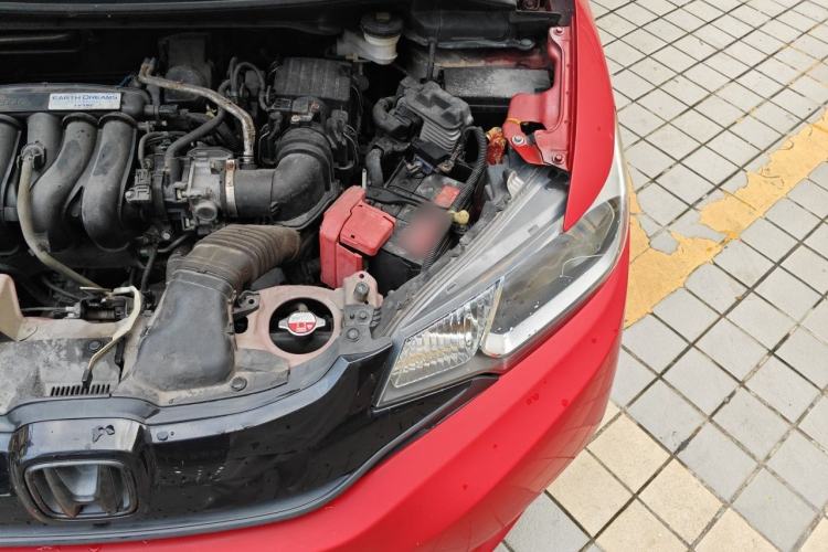 Used Honda Fit 2014 1.5L LX CVT Comfort Model Engine Bay Left