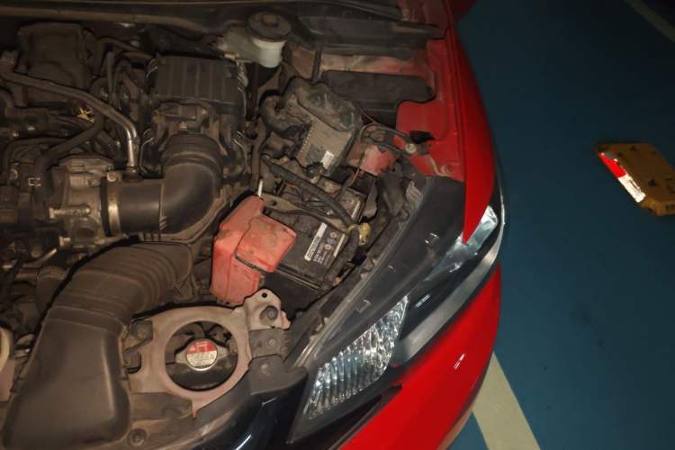 Used Honda Fit 2014 1.5L LX CVT Comfort Model Engine Bay Left