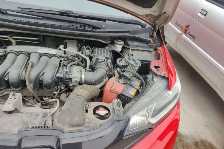 Used Honda Fit 2014 1.5L LX CVT Comfort Model Engine Bay Left