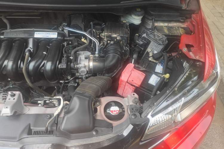 Used Honda Fit 2014 1.5L LX CVT Comfort Model Engine Bay Left