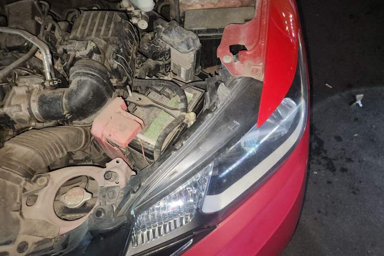 Used Honda Fit 2014 1.5L LX CVT Comfort Model Engine Bay Left