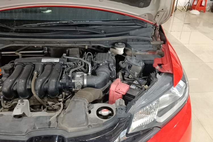 Used Honda Fit 2014 1.5L LX CVT Comfort Model Engine Bay Left