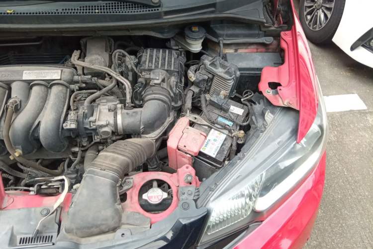 Used Honda Fit 2014 1.5L LX CVT Comfort Model Engine Bay Left