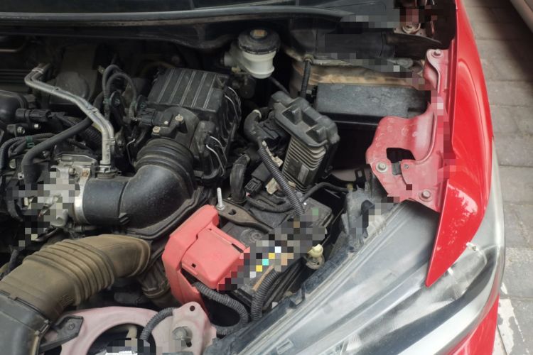 Used Honda Fit 2014 1.5L LX CVT Comfort Model Engine Bay Left