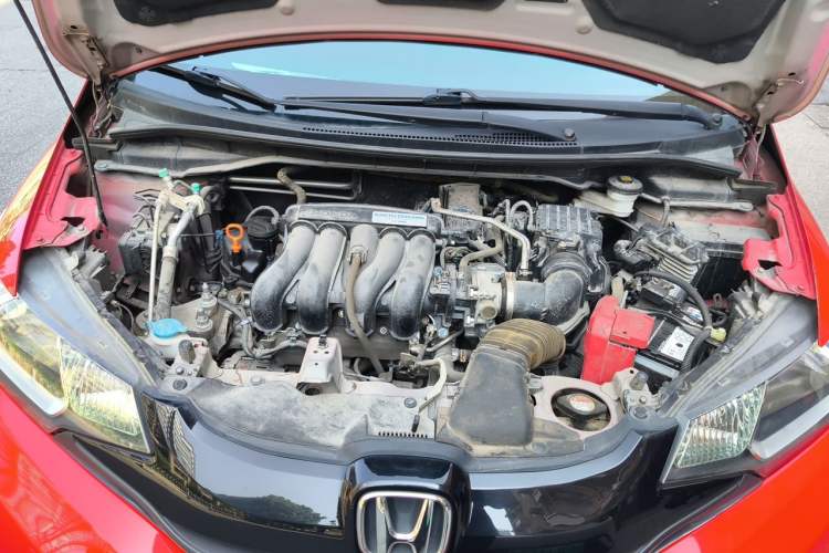 Used Honda Fit 2014 1.5L LX CVT Comfort Model Engine Bay