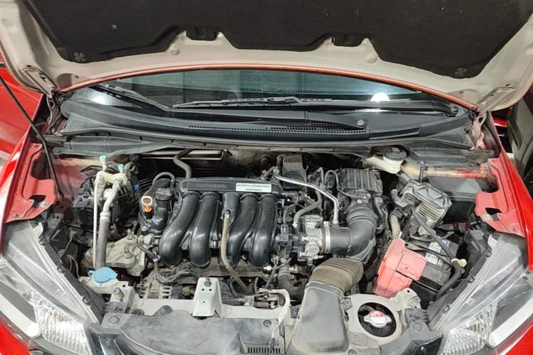 Used Honda Fit 2014 1.5L LX CVT Comfort Model Engine Bay