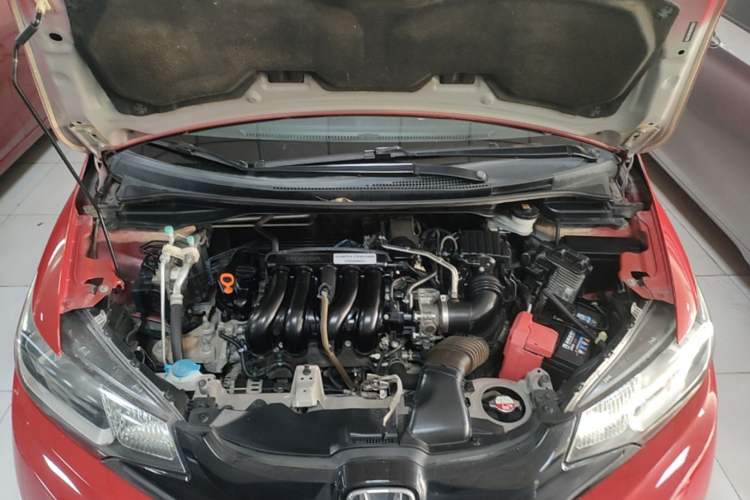 Used Honda Fit 2014 1.5L LX CVT Comfort Model Engine Bay