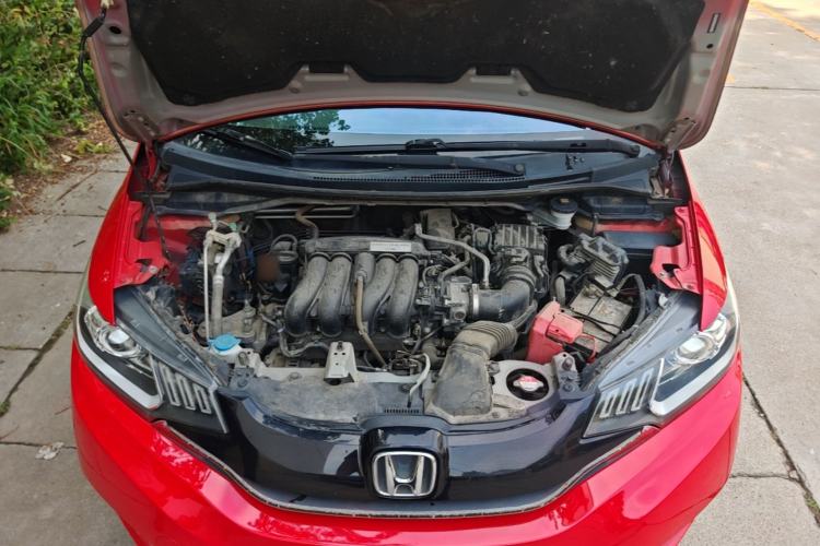 Used Honda Fit 2014 1.5L LX CVT Comfort Model Engine Bay