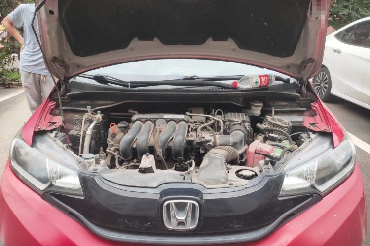 Used Honda Fit 2014 1.5L LX CVT Comfort Model Engine Bay