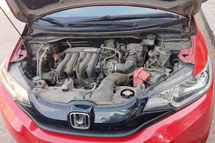 Used Honda Fit 2014 1.5L LX CVT Comfort Model Engine Bay
