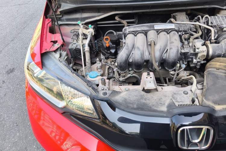 Used Honda Fit 2014 1.5L LX CVT Comfort Model Engine Bay Right