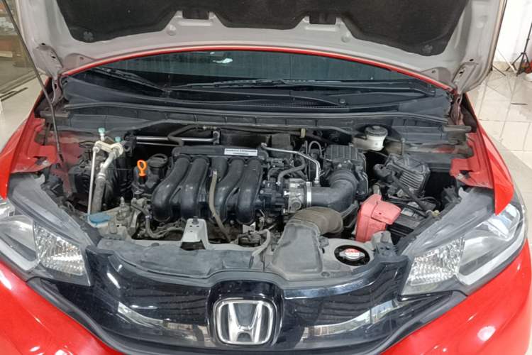 Used Honda Fit 2014 1.5L LX CVT Comfort Model Engine Bay