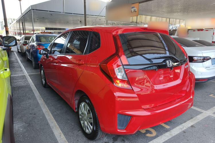 Used Honda Fit 2014 1.5L LX CVT Comfort Model Rear Left 45 Deg