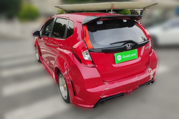 Used Honda Fit 2014 1.5L LX CVT Comfort Model Rear Left 45 Deg