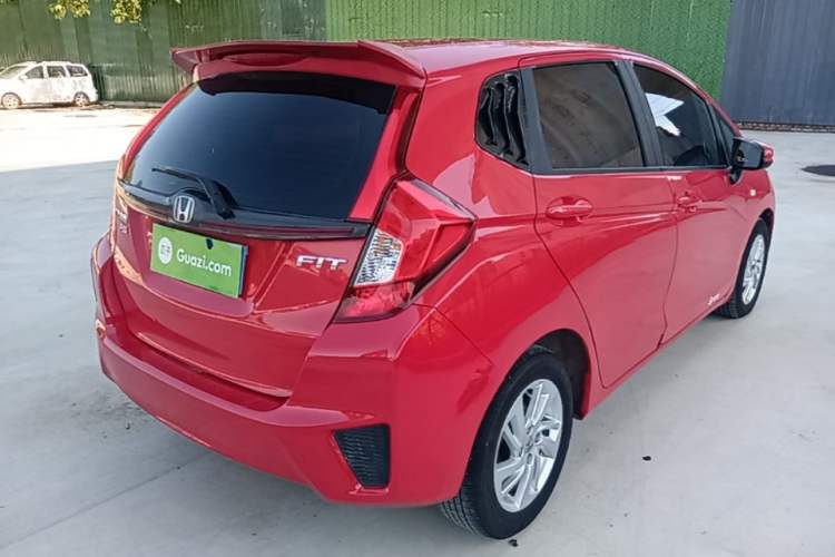 Used Honda Fit 2014 1.5L LX CVT Comfort Model Rear Right 45 Deg