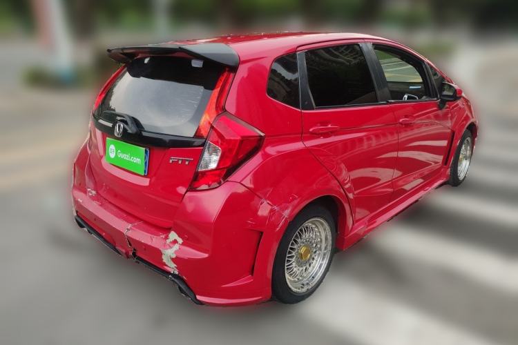 Used Honda Fit 2014 1.5L LX CVT Comfort Model Rear Right 45 Deg