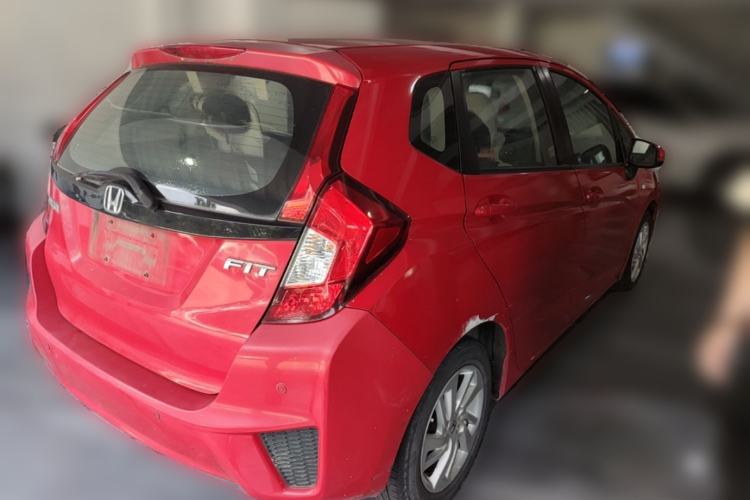 Used Honda Fit 2014 1.5L LX CVT Comfort Model Rear Right 45 Deg