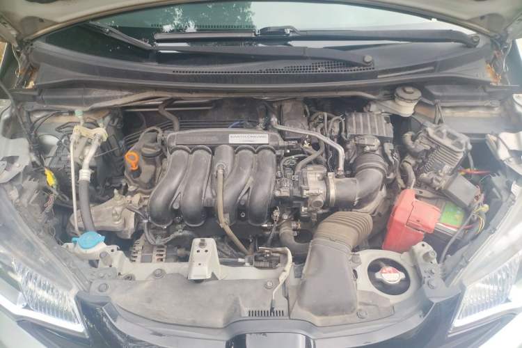 Used Honda Fit 2014 1.5L LX CVT Comfort Model Engine Bay