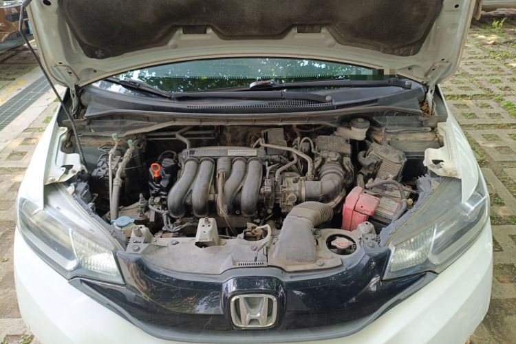 Used Honda Fit 2014 1.5L LX CVT Comfort Model Engine Bay