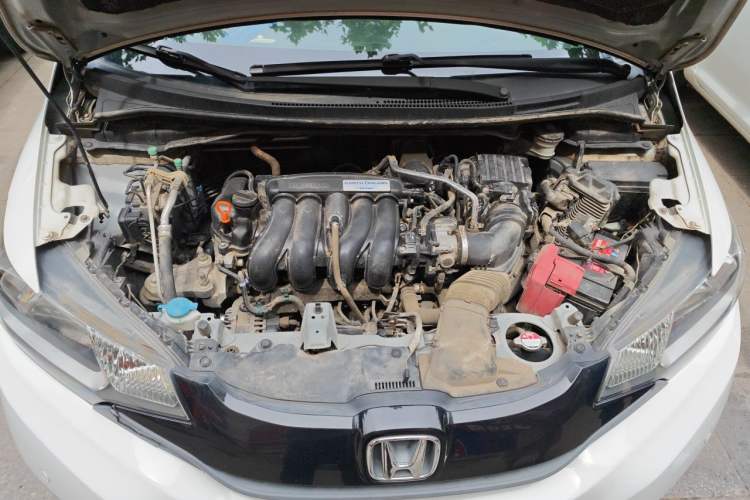 Used Honda Fit 2014 1.5L LX CVT Comfort Model Engine Bay