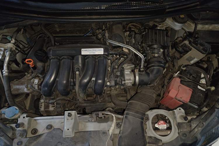 Used Honda Fit 2014 1.5L LX CVT Comfort Model Engine Bay
