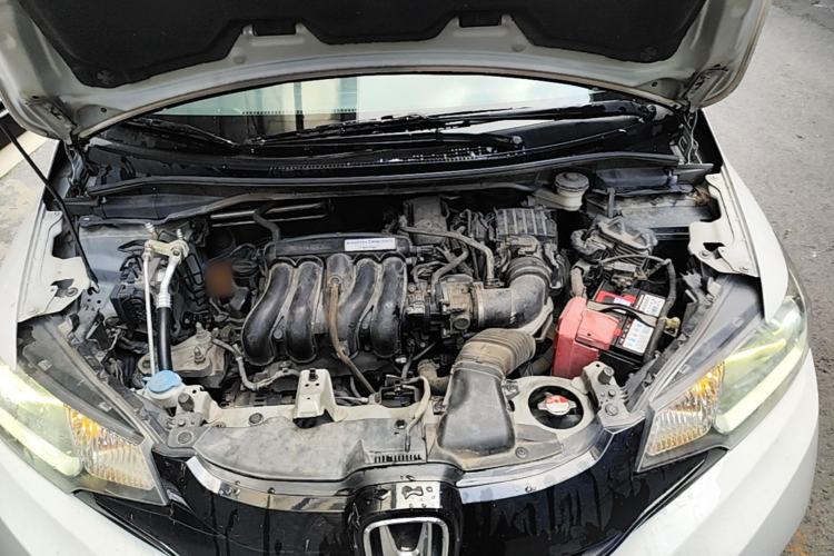Used Honda Fit 2014 1.5L LX CVT Comfort Model Engine Bay
