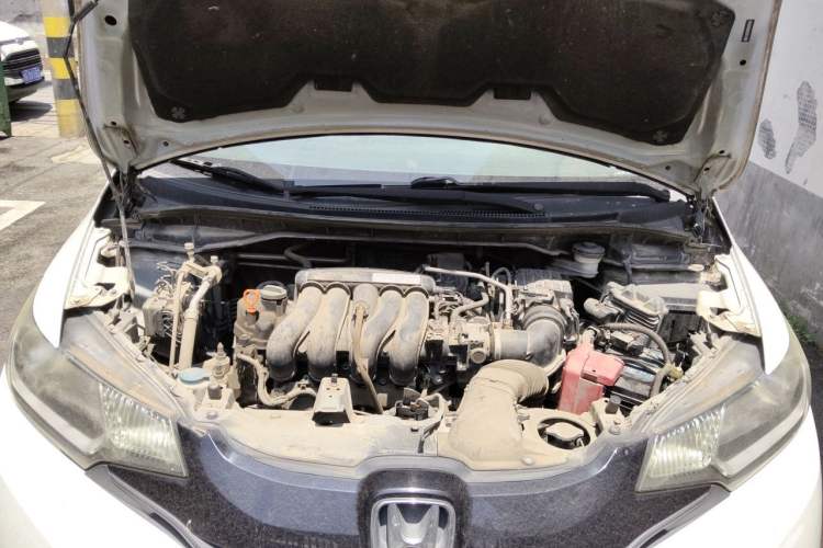 Used Honda Fit 2014 1.5L LX CVT Comfort Model Engine Bay