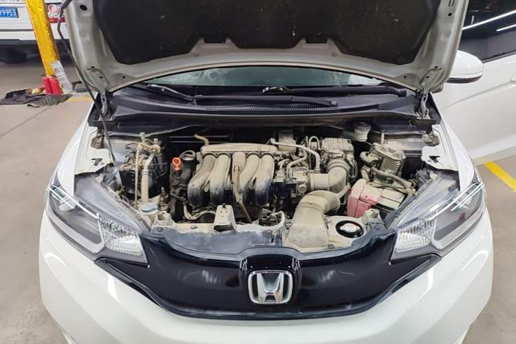 Used Honda Fit 2014 1.5L LX CVT Comfort Model Engine Bay