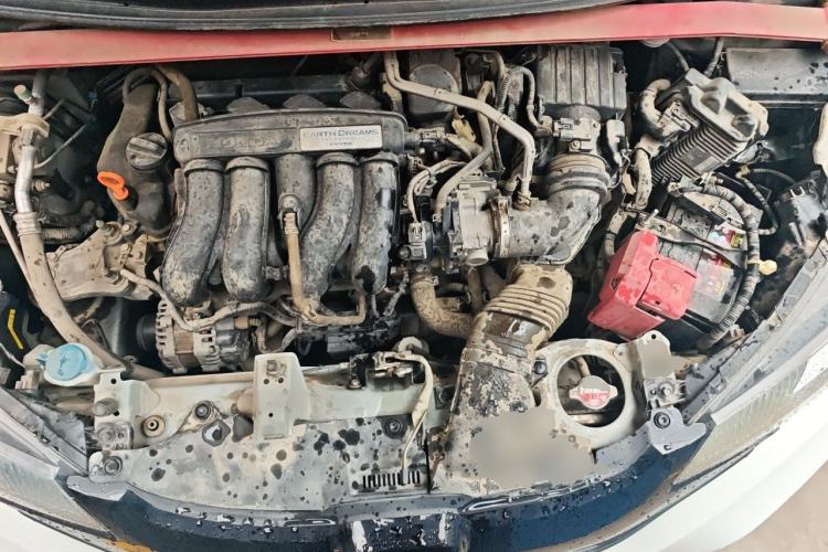 Used Honda Fit 2014 1.5L LX CVT Comfort Model Engine Bay