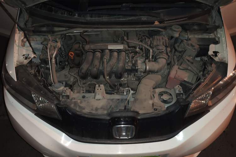 Used Honda Fit 2014 1.5L LX CVT Comfort Model Engine Bay
