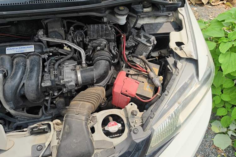 Used Honda Fit 2014 1.5L LX CVT Comfort Model Engine Bay Left