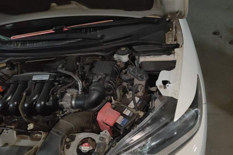 Used Honda Fit 2014 1.5L LX CVT Comfort Model Engine Bay Left