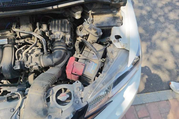Used Honda Fit 2014 1.5L LX CVT Comfort Model Engine Bay Left